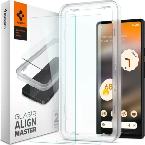 Kup Gehärtetes Glas Spigen GLAS.tR Slim AlignMaster Google Pixel 6a [2 PACK] - SPN2290 - {ean13} - Sklep Home Screen