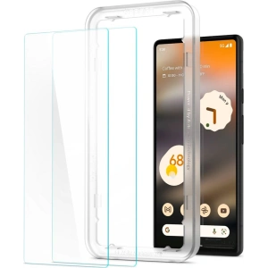 Gehärtetes Glas Spigen GLAS.tR Slim AlignMaster Google Pixel 6a [2 PACK]