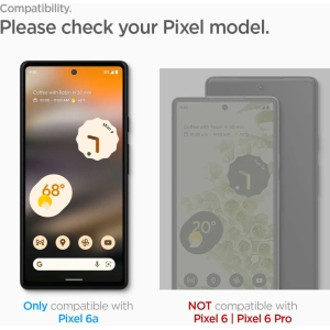 Gehärtetes Glas Spigen GLAS.tR Slim AlignMaster Google Pixel 6a [2 PACK]