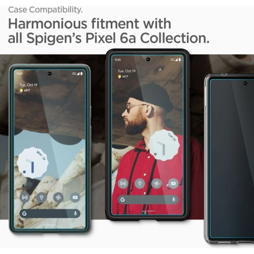 Kup Szkło hartowane Spigen GLAS.tR Slim AlignMaster Google Pixel 6a [2 PACK] - SPN2290 - {ean13} - Sklep Home Screen