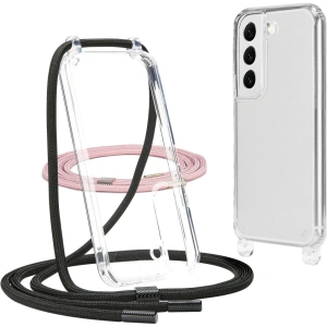 Etui Tech-Protect Flexair Chain Samsung Galaxy S22 Černá & Růžová