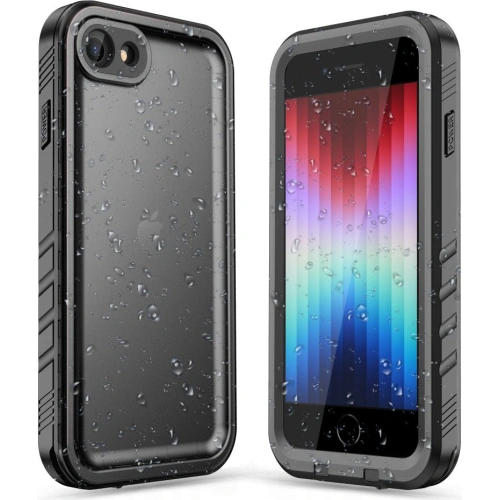 Kup Wasserdichtes Case Tech-Protect Shellbox IP68 Apple iPhone SE 2022/SE 2020/8/7 Schwarz - THP1226BLK - {ean13} - Sklep Home Screen