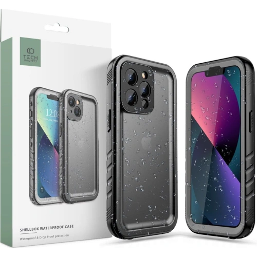 Kup Wasserdichtes Case Tech-Protect Shellbox IP68 Apple iPhone 13 Pro Max Schwarz - THP1231BLK - {ean13} - Sklep Home Screen