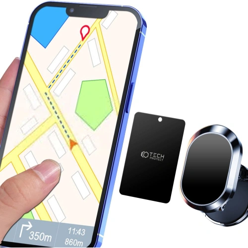 Kup Blaszki do uchwytu magnetycznego Tech-Protect Metalplate Magnetic Car Mount Black [4 PACK] - THP1233BLK - {ean13} - Sklep Home Screen