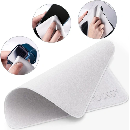 Kup Képernyő törlőkendő Tech-Protect Polírozó Kendő Szürke [2 PACK] - THP1235 - {ean13} - Sklep Home Screen