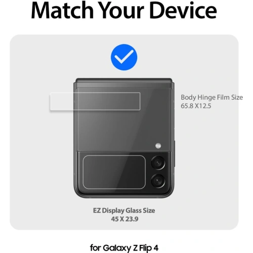 Buy Whitestone EZ Glass Samsung Galaxy Z Flip 4 [2 PACK] - WSD064 - {ean13} - Home Screen Store Europe