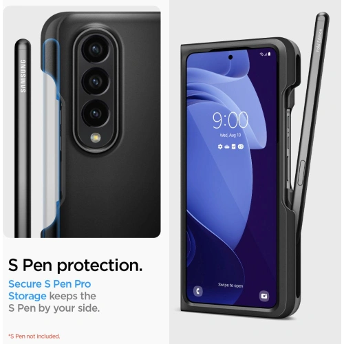 Kup Case Spigen Thin Fit Pen Samsung Galaxy Z Fold 4 Schwarz - SPN2292BLK - {ean13} - Sklep Home Screen