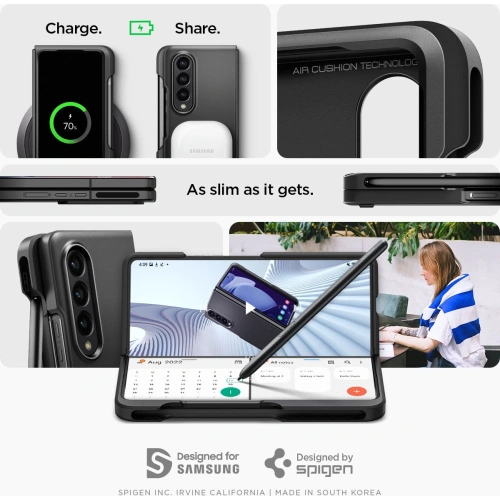 Buy Spigen Thin Fit Pen Samsung Galaxy Z Fold 4 Black - SPN2292BLK - {ean13} - Home Screen Store Europe