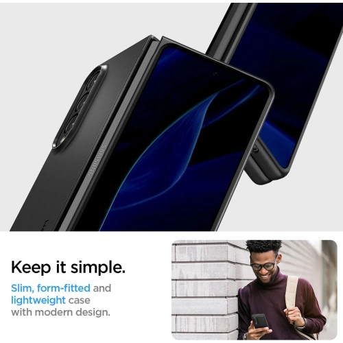 Kup Case Spigen Airskin Samsung Galaxy Z Fold 4 Schwarz - SPN2293BLK - {ean13} - Sklep Home Screen