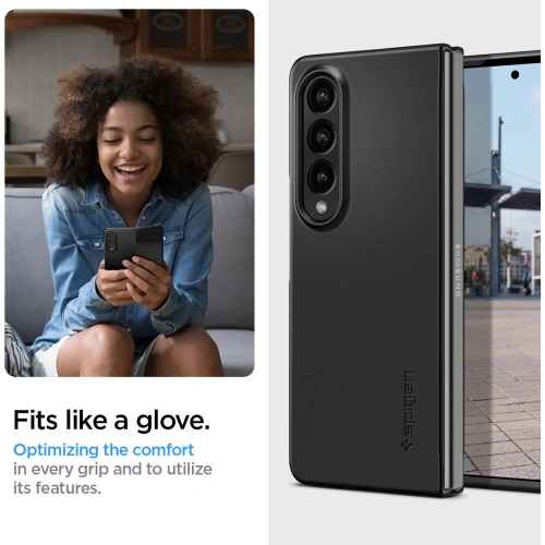 Kup Case Spigen Airskin Samsung Galaxy Z Fold 4 Schwarz - SPN2293BLK - {ean13} - Sklep Home Screen