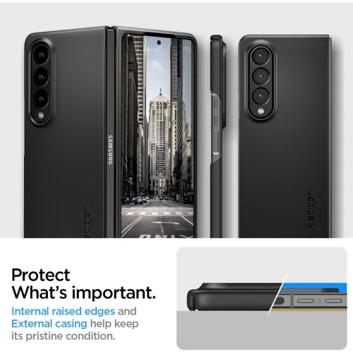Kup Case Spigen Airskin Samsung Galaxy Z Fold 4 Schwarz - SPN2293BLK - {ean13} - Sklep Home Screen