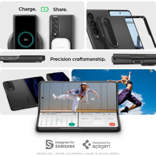Kup Case Spigen Airskin Samsung Galaxy Z Fold 4 Schwarz - SPN2293BLK - {ean13} - Sklep Home Screen
