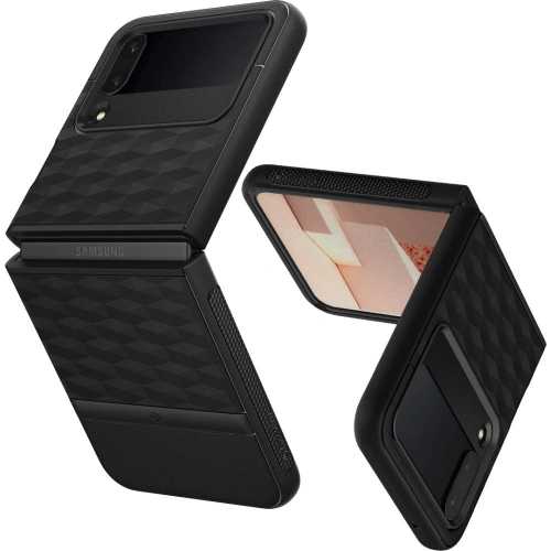 Kup Hülle Caseology Parallax Samsung Galaxy Z Flip 4 Matte Black - CSL060BLK - {ean13} - Sklep Home Screen