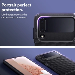 Hülle Caseology Parallax Samsung Galaxy Z Flip 4 Matte Black