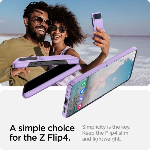 Buy Spigen Airskin Samsung Galaxy Z Flip 4 Rose Purple - SPN2296PRP - {ean13} - Home Screen Store Europe