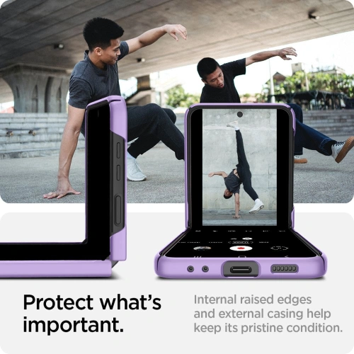 Buy Spigen Airskin Samsung Galaxy Z Flip 4 Rose Purple - SPN2296PRP - {ean13} - Home Screen Store Europe