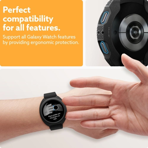 Kup Etui Caseology Vault Samsung Galaxy Watch 5/4 44mm Matte Black - CSL061BLK - {ean13} - Sklep Home Screen