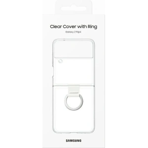 Kup Etui Samsung Galaxy Z Flip 4 EF-OF721CTEGWW átlátszó/transparent Clear Cover Ring - SMG736CL - {ean13} - Sklep Home Screen