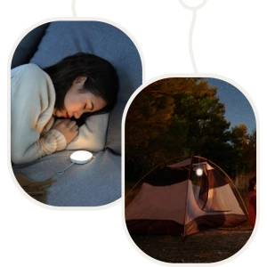 Kup Kabelloser Handwärmer Baseus mit grauer Campinglampe - BSU3487 - {ean13} - Sklep Home Screen