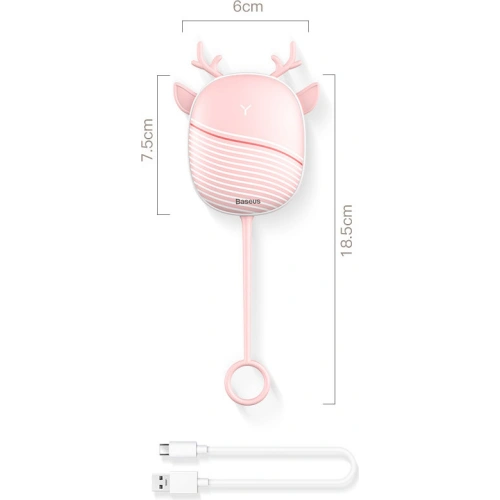 Buy Baseus wireless hand warmer with a tourist lamp gray - BSU3487 - {ean13} - Home Screen Store Europe