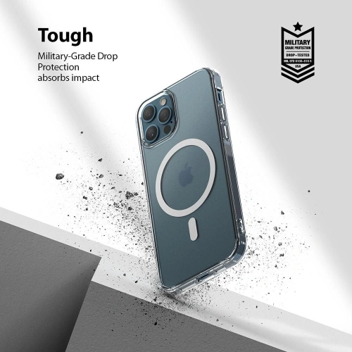 Kup Etui Ringke Fusion Magnetic MagSafe Apple iPhone 12/12 Pro Matte Clear - RGK1611MCL - {ean13} - Sklep Home Screen