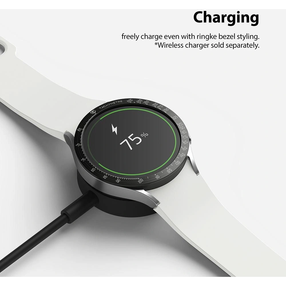 Nakładka Ringke Bezel Styling Samsung Galaxy Watch 5/4 40mm stal nierdzewna 40-01 Silver