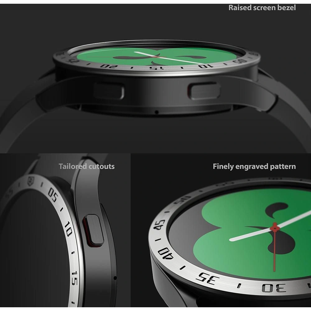 Nakładka Ringke Bezel Styling Samsung Galaxy Watch 5/4 40mm stal nierdzewna 40-02 Black