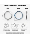 Kup Nakládka Ringke Bezel Styling Samsung Galaxy Watch 5/4 44mm nerezová ocel 44-01 Stříbrná - RGK1619SSLV - {ean13} - Sklep Home Screen