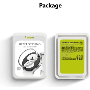 Kup Nakladă Ringke Bezel Styling Samsung Galaxy Watch 5/4 44mm oțel inoxidabil 44-01 Argintiu - RGK1619SSLV - {ean13} - Sklep Home Screen