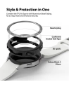 Buy Ringke Bezel Styling 40-01 + Ringke Air Sports Samsung Galaxy Watch 4 40mm Black/Silver - RGK1620BLKSLV - {ean13} - Home Screen Store Europe