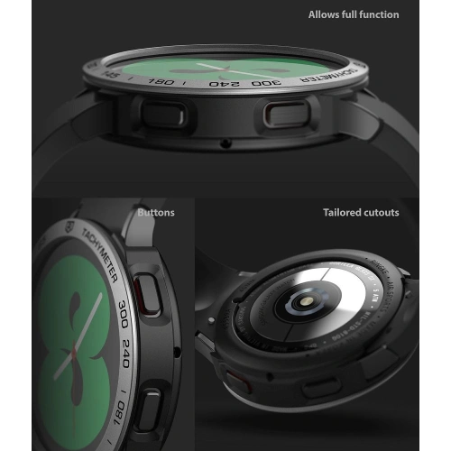 Kup Nakládka Ringke Bezel Styling 40-01 + etui Ringke Air Sports Samsung Galaxy Watch 4 40mm Černá/Stříbrná - RGK1620BLKSLV - {ean13} - Sklep Home Screen