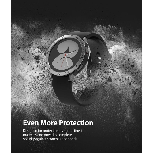 Buy Ringke Bezel Styling 40-01 + Ringke Air Sports Samsung Galaxy Watch 4 40mm Black/Silver - RGK1620BLKSLV - {ean13} - Home Screen Store Europe