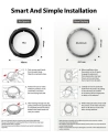 Buy Ringke Bezel Styling 40-01 + Ringke Air Sports Samsung Galaxy Watch 4 40mm Black/Silver - RGK1620BLKSLV - {ean13} - Home Screen Store Europe