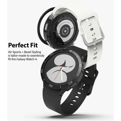 Kup Nakladă Ringke Bezel Styling 40-02 + etui Ringke Air Sports Samsung Galaxy Watch 4 40mm Negru - RGK1621BLK - {ean13} - Sklep Home Screen