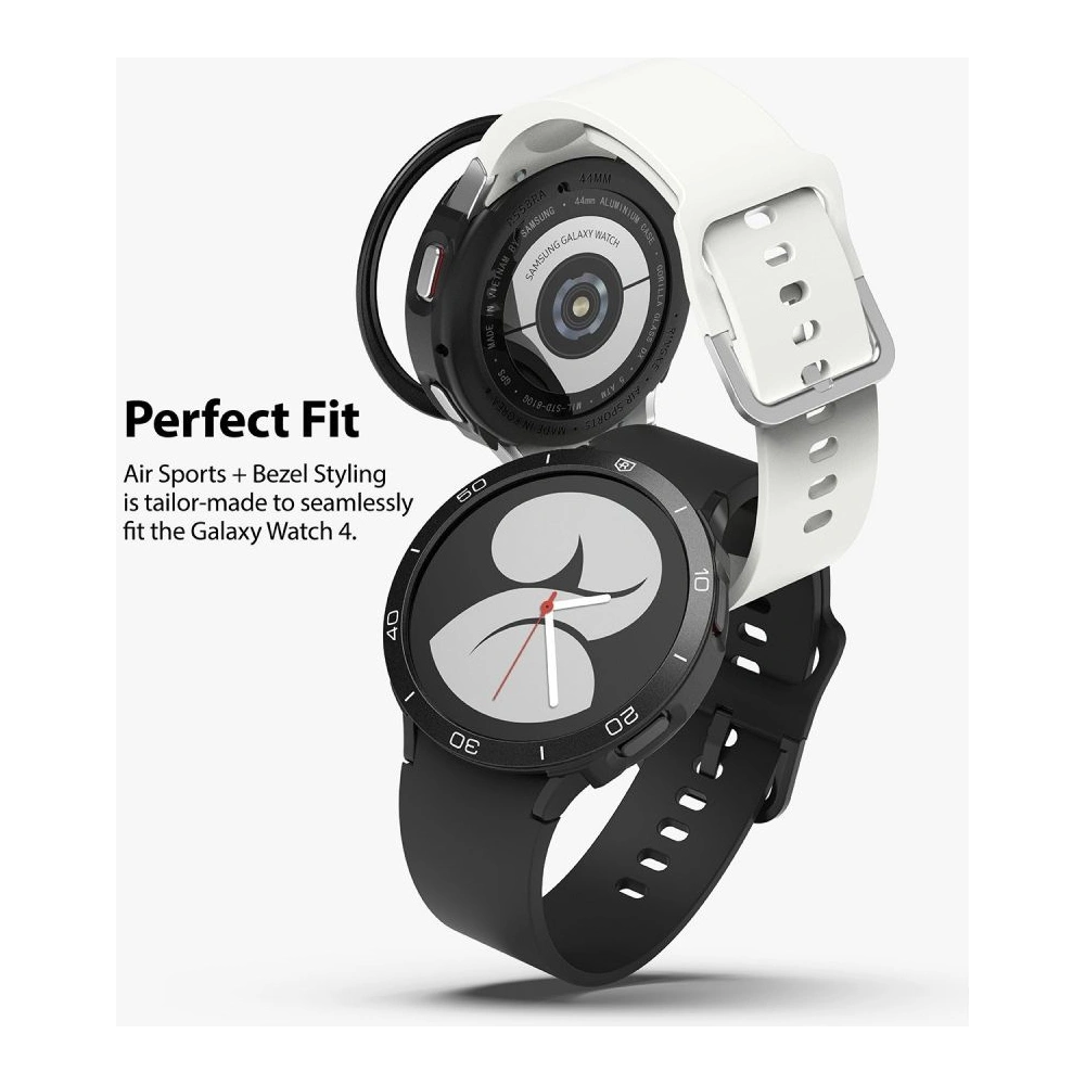 Nakładka Ringke Bezel Styling 40-02 + etui Ringke Air Sports Samsung Galaxy Watch 4 40mm Black