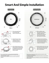 Kup Nakládka Ringke Bezel Styling 40-02 + etui Ringke Air Sports Samsung Galaxy Watch 4 40mm Fekete - RGK1621BLK - {ean13} - Sklep Home Screen
