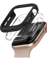 Case Ringke Slim Apple Watch 4/5/6/7/SE/8/9 40/41MM Clear + Black [2 PACK]