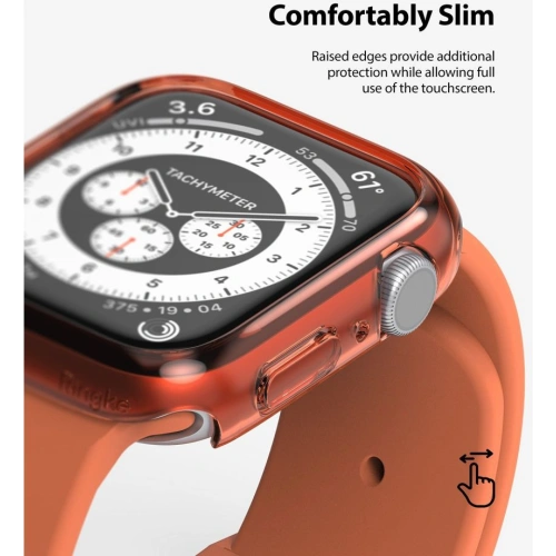 Kup Etui Ringke Slim Apple Watch 4/5/6/7/SE/8/9 40/41MM Átlátszó + Fekete [2 PACK] - RGK1622CLBLK - {ean13} - Sklep Home Screen