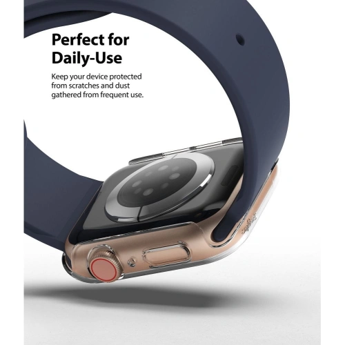 Kup Etui Ringke Slim Apple Watch 4/5/6/7/SE/8/9 40/41MM Átlátszó + Fekete [2 PACK] - RGK1622CLBLK - {ean13} - Sklep Home Screen