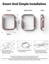Kup Etui Ringke Slim Apple Watch 4/5/6/7/SE/8/9 40/41MM Átlátszó + Fekete [2 PACK] - RGK1622CLBLK - {ean13} - Sklep Home Screen