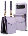 Ringke Folio Signature Card Pocket Samsung Galaxy Z Flip 3 Light Purple