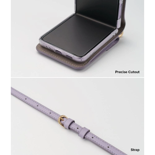 Buy Ringke Folio Signature Card Pocket Samsung Galaxy Z Flip 3 Light Purple - RGK1623PRP - {ean13} - Home Screen Store Europe