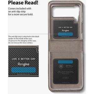 Kup Etui Ringke Folio Signature Card Pocket Samsung Galaxy Z Flip 3 Světle fialové - RGK1623PRP - {ean13} - Sklep Home Screen