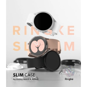 Buy Ringke Slim Samsung Galaxy Watch 4 40mm Clear + Black [2 PACK] - RGK1624CLBLK - {ean13} - Home Screen Store Europe