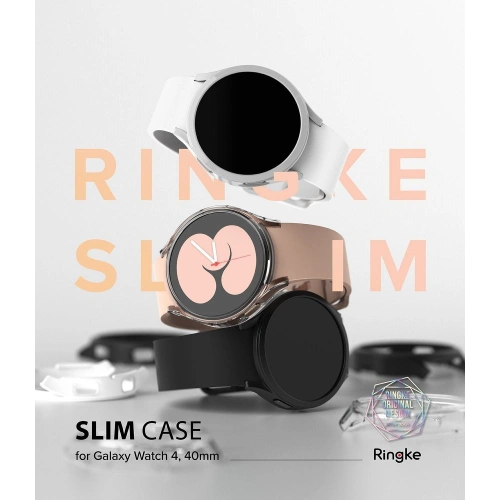 Kup Etui Ringke Slim Samsung Galaxy Watch 4 40mm Clear + Black [2 PACK] - RGK1624CLBLK - {ean13} - Sklep Home Screen