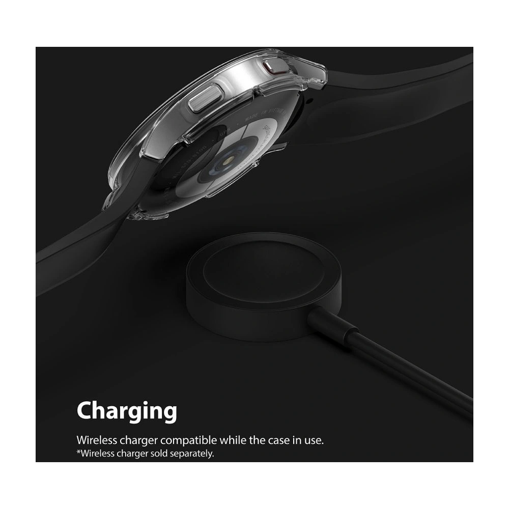 Etui Ringke Slim Samsung Galaxy Watch 4 40mm Clear + Black [2 PACK]