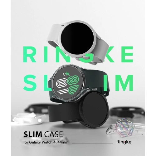 Kup Hülle Ringke Slim Samsung Galaxy Watch 4 44mm Transparent + Schwarz [2 PACK] - RGK1625CLBLK - {ean13} - Sklep Home Screen
