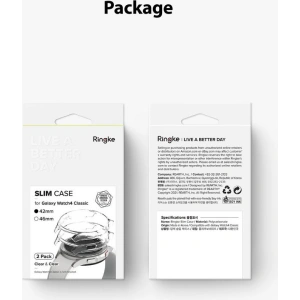 Kup Etui Ringke Slim Samsung Galaxy Watch 4 Classic 42mm Clear [2 PACK] - RGK1626CL - {ean13} - Sklep Home Screen