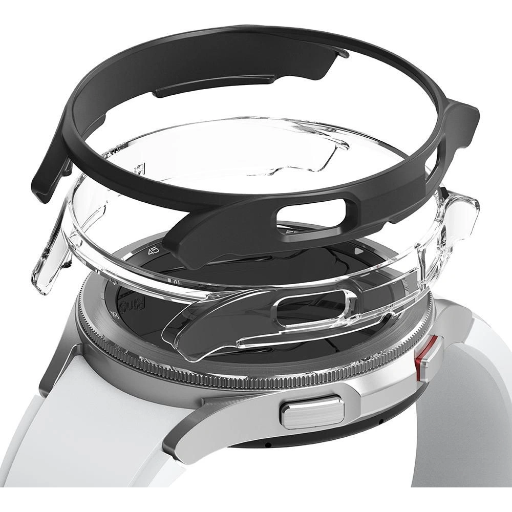 Etui Ringke Slim Samsung Galaxy Watch 4 Classic 42mm Clear + Black [2 PACK]