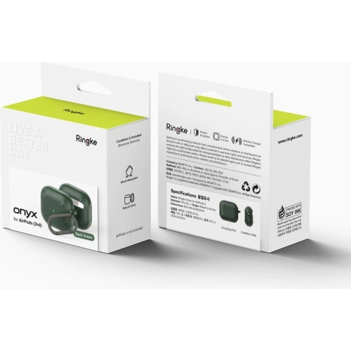 Kup Etui Ringke Onyx Apple AirPods 3 Verde Închis - RGK1630GRN - {ean13} - Sklep Home Screen